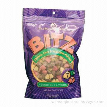 Stand-up Bag for Pet Food with Bottom Gusset